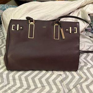 ALDO Large Tote (Purple) w/ 2 Straps